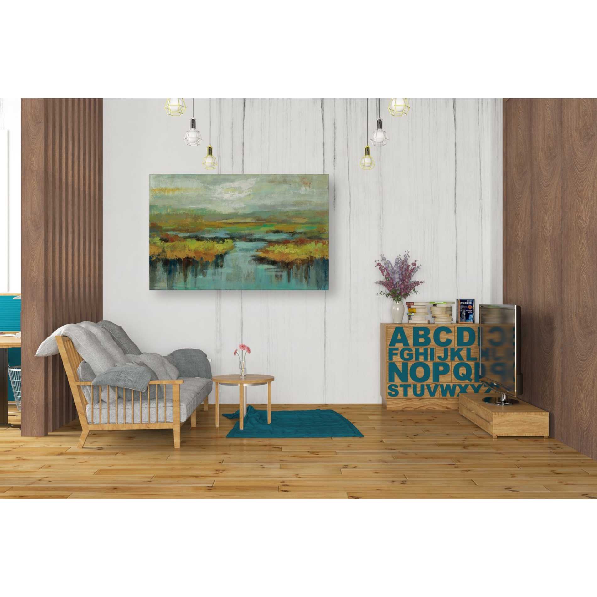 "Spring Landscape" by Silvia Vassileva, Canvas Wall Art,40 x 26
