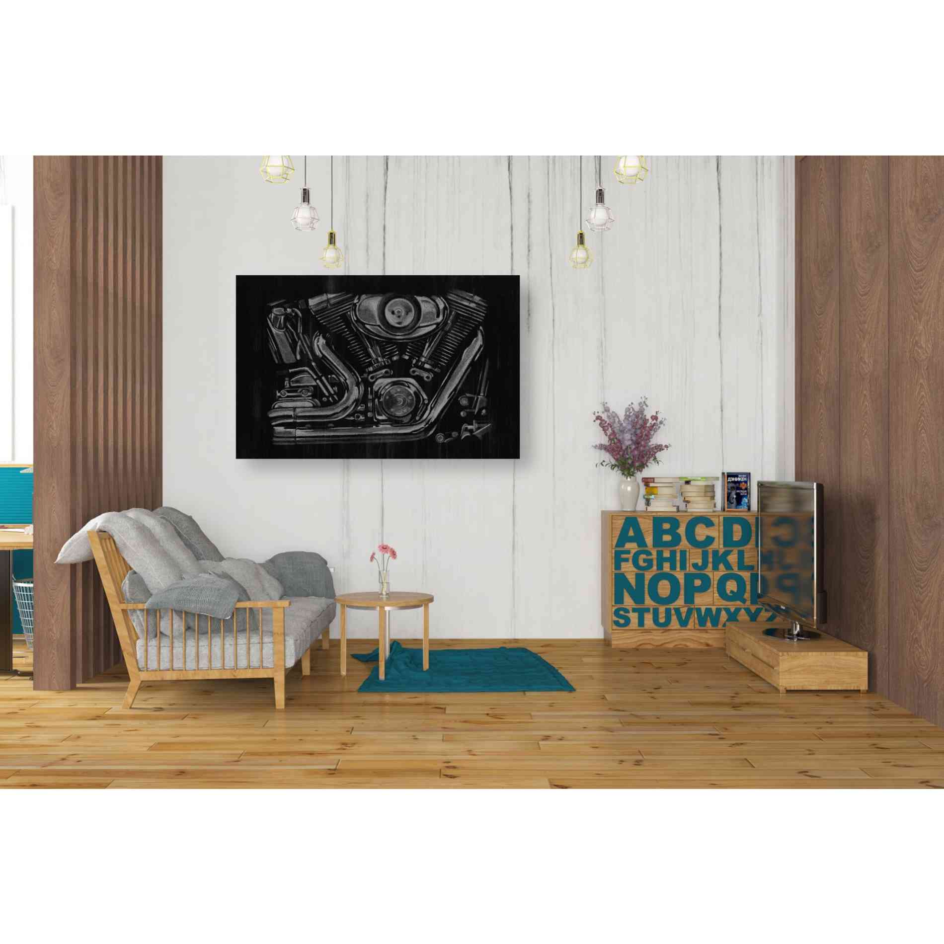 'Polished Chrome II' by Ethan Harper Canvas Wall Art,40 x 26