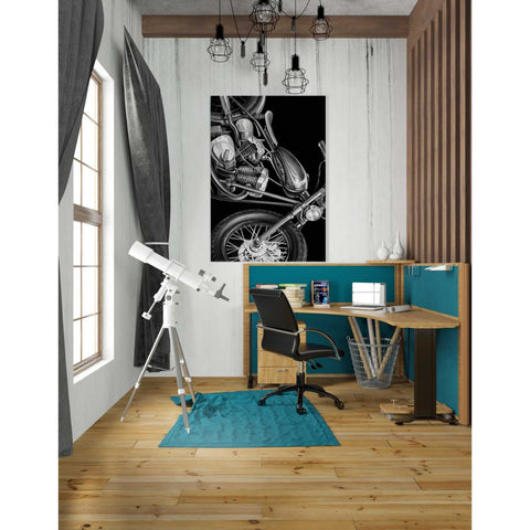 Image of 'Vintage Motorcycle I' by Ethan Harper Canvas Wall Art,26 x 40