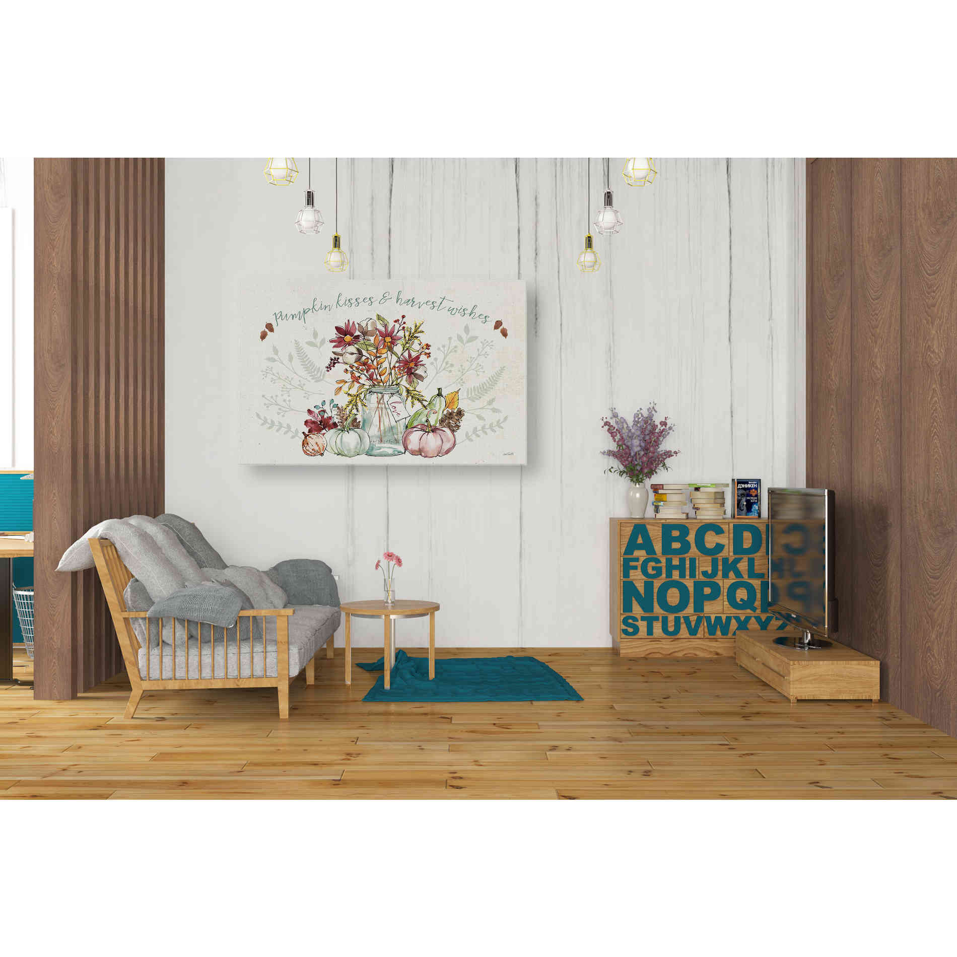'Festive Foliage I' by Anne Tavoletti, Canvas Wall Art,40 x 26