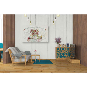 'Festive Foliage I' by Anne Tavoletti, Canvas Wall Art,40 x 26