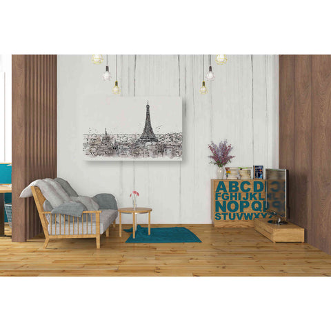 Image of 'Skyline Sketches II' by Anne Tavoletti, Canvas Wall Art,40 x 26