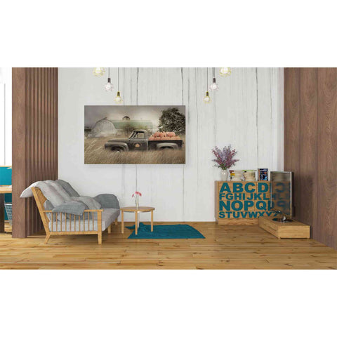 Image of 'Happy Harvest Truck' by Lori Deiter, Canvas Wall Art,40 x 26