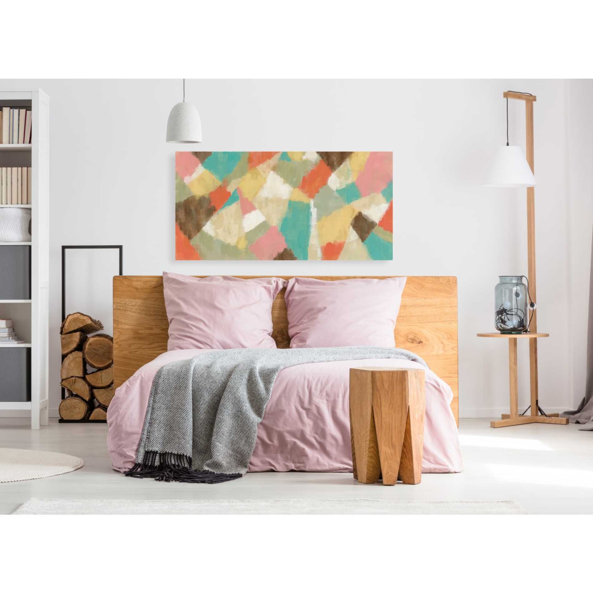 "Pinwheel" by Silvia Vassileva, Canvas Wall Art,60 x 30
