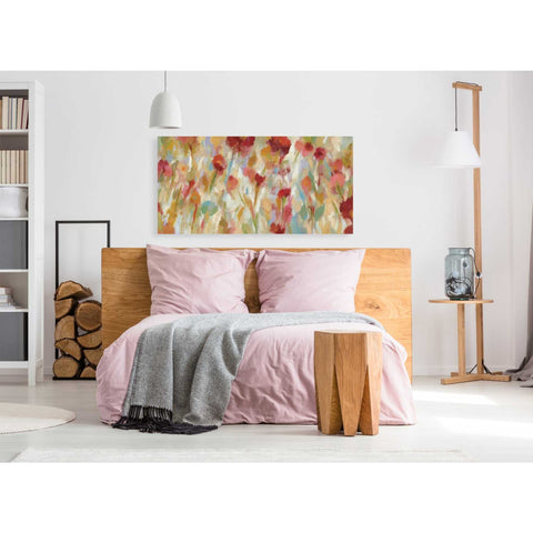 Image of "Breezy Floral I" by Silvia Vassileva, Canvas Wall Art,60 x 30