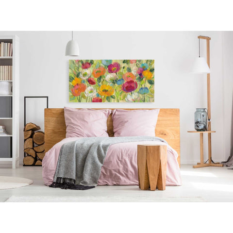 Image of "Chartreuse Garden" by Silvia Vassileva, Canvas Wall Art,60 x 30
