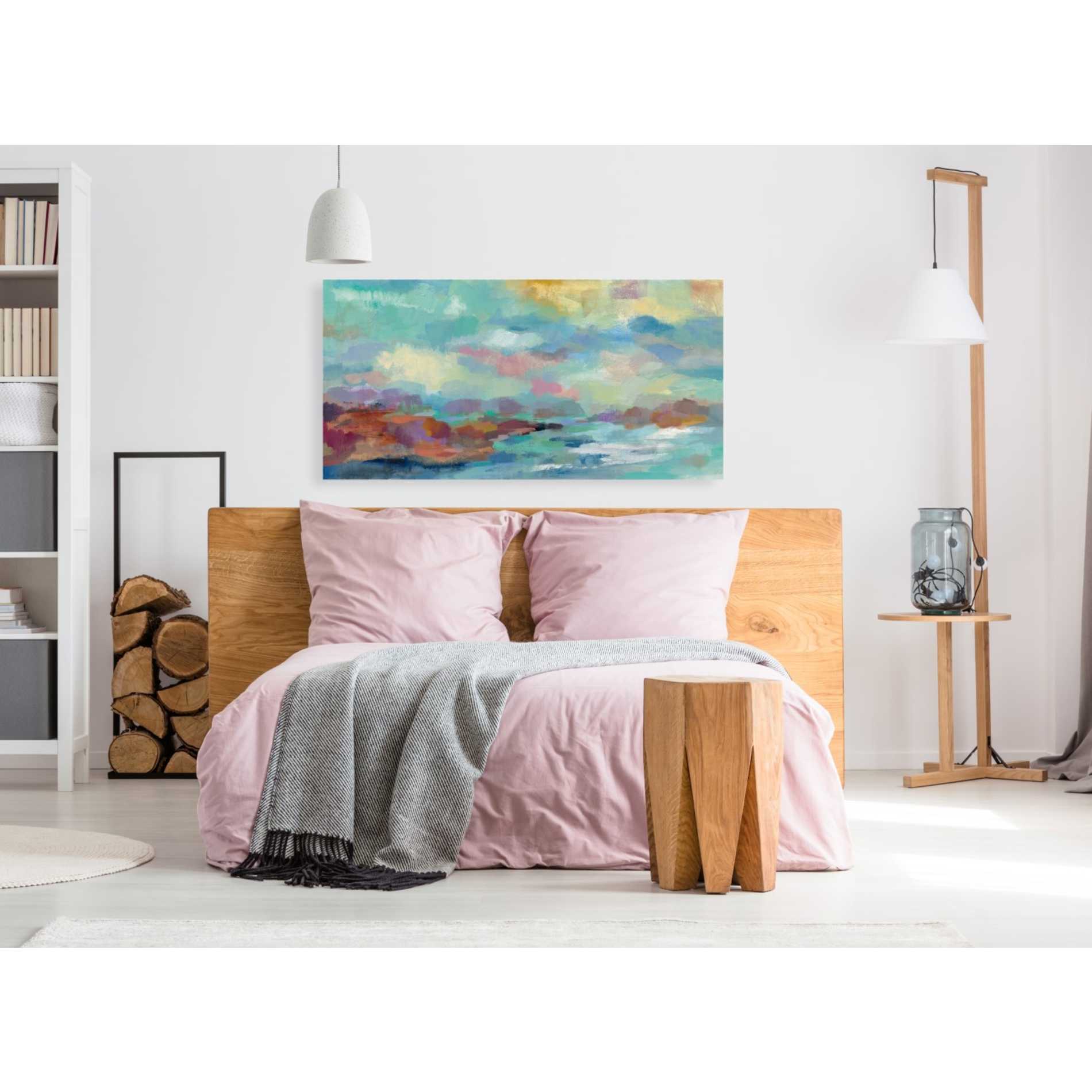 "Archipelago" by Silvia Vassileva, Canvas Wall Art,60 x 30