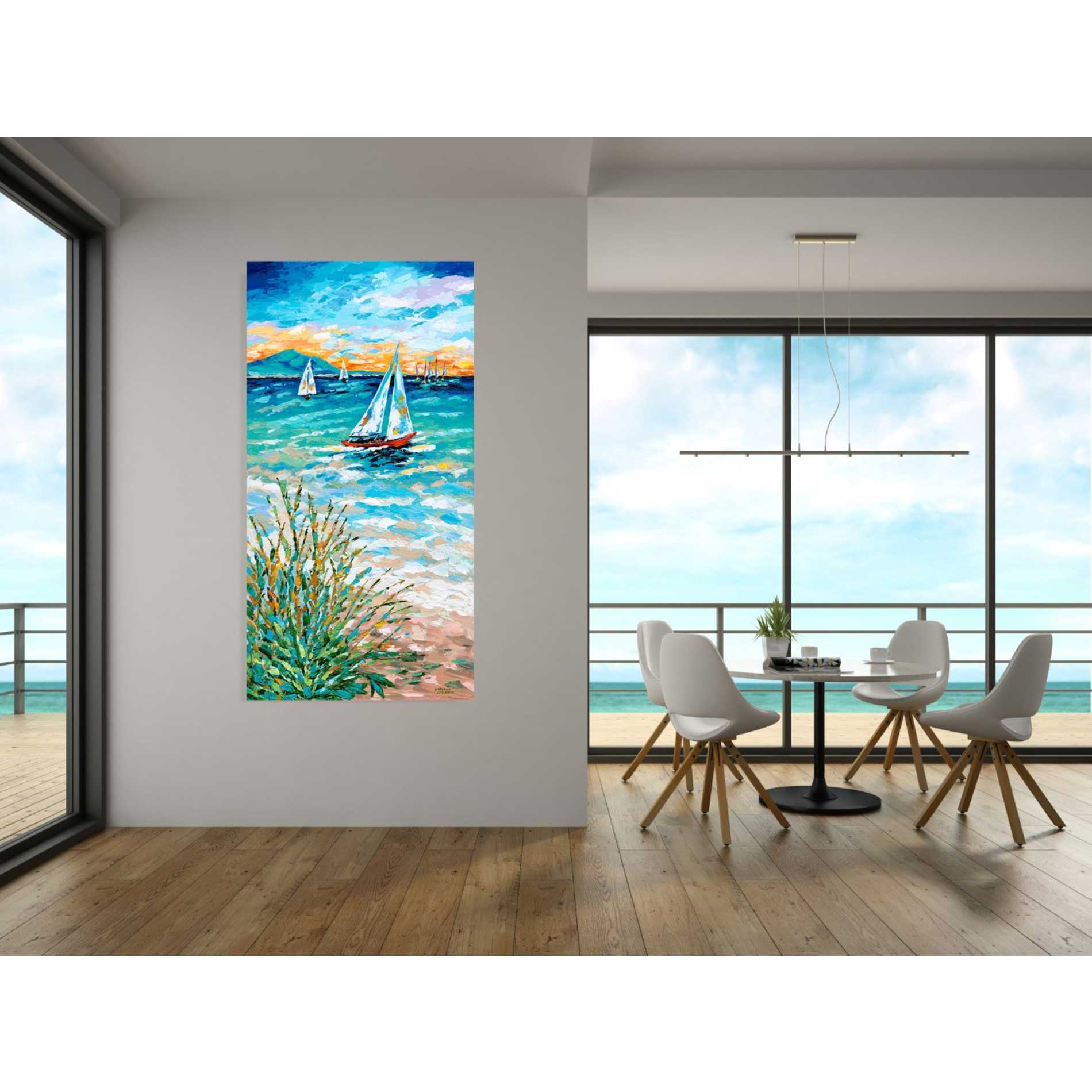 'Wind in my Sail I' by Carolee Vitaletti, Giclee Canvas Wall Art