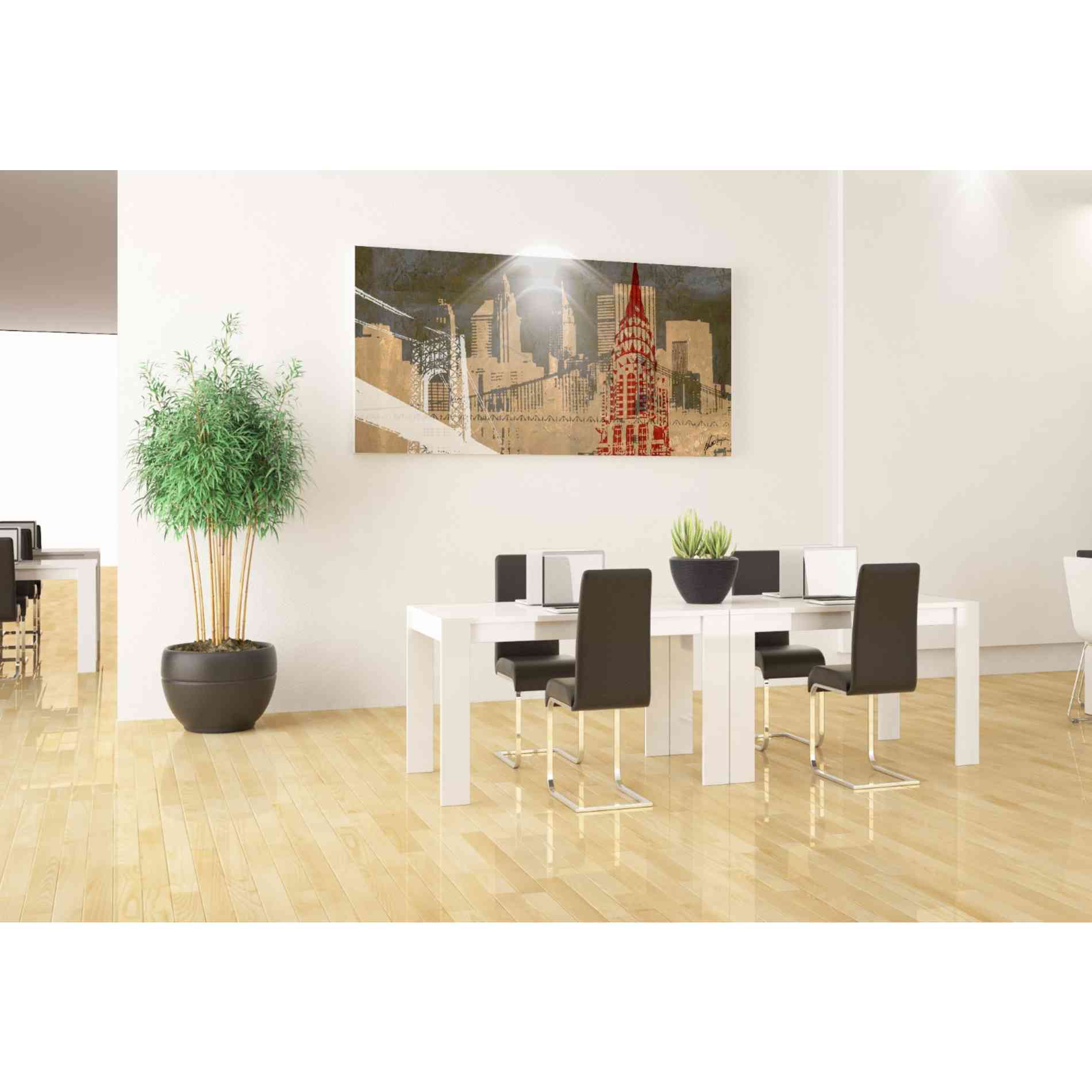 'Modern Metropolis I' by Ethan Harper Canvas Wall Art,60 x 30