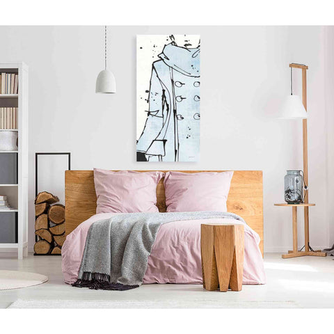 Image of 'Fashion Strokes VII Pastel' by Anne Tavoletti, Canvas Wall Art,30 x 60