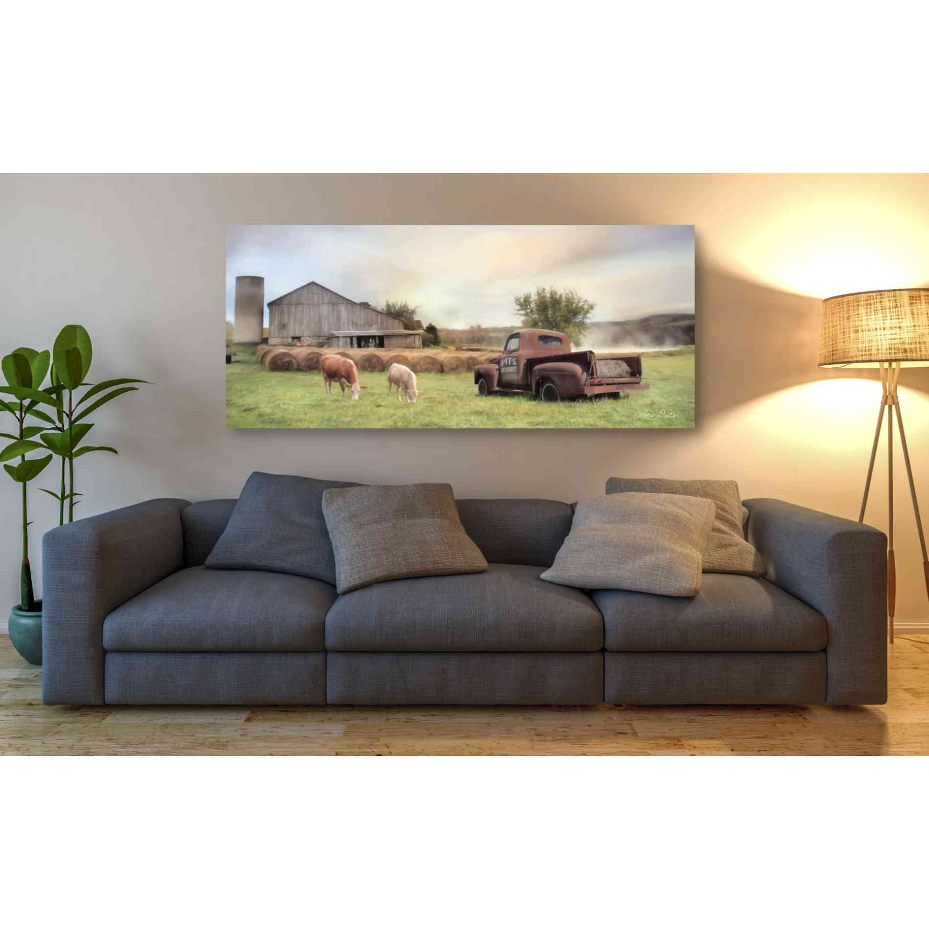 'Tioga Country Farmland' by Lori Deiter, Canvas Wall Art,60 x 30