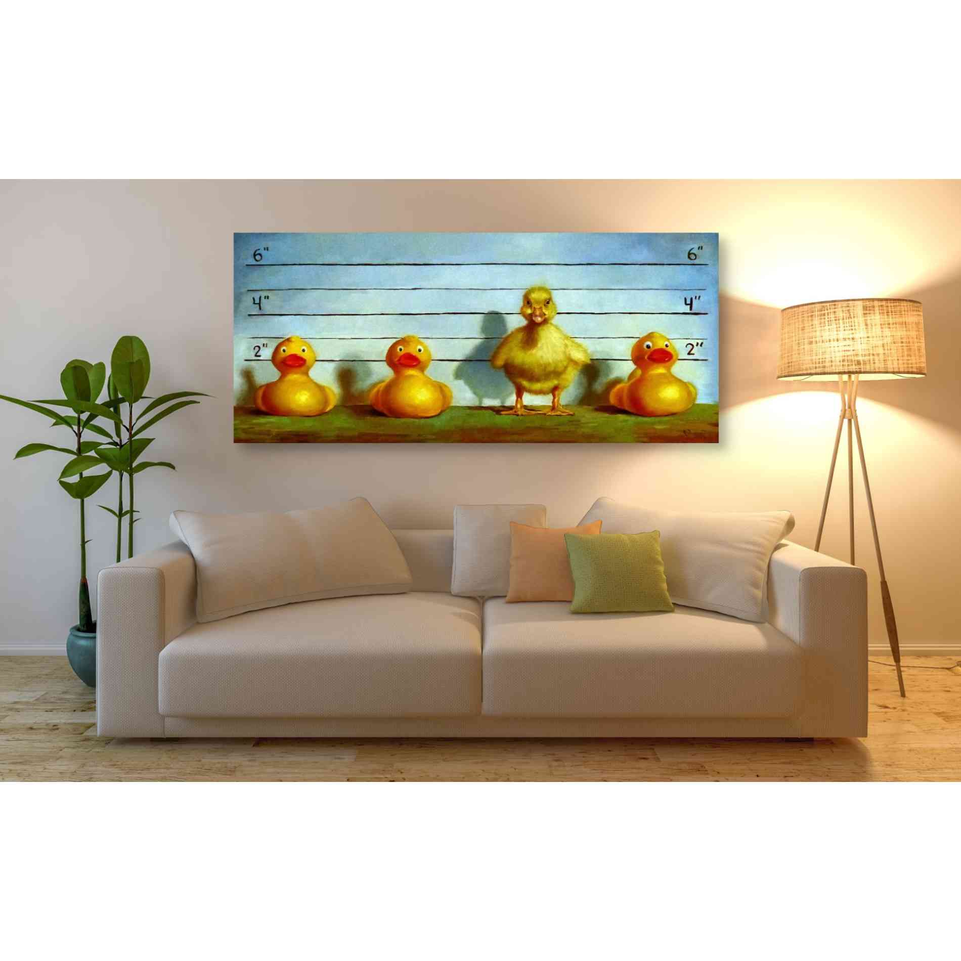 'The Big Lineup' by Lucia Heffernan, Canvas Wall Art,60 x 30