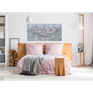'Fields of Pearls' by Britt Hallowell, Canvas Wall Art,60 x 30