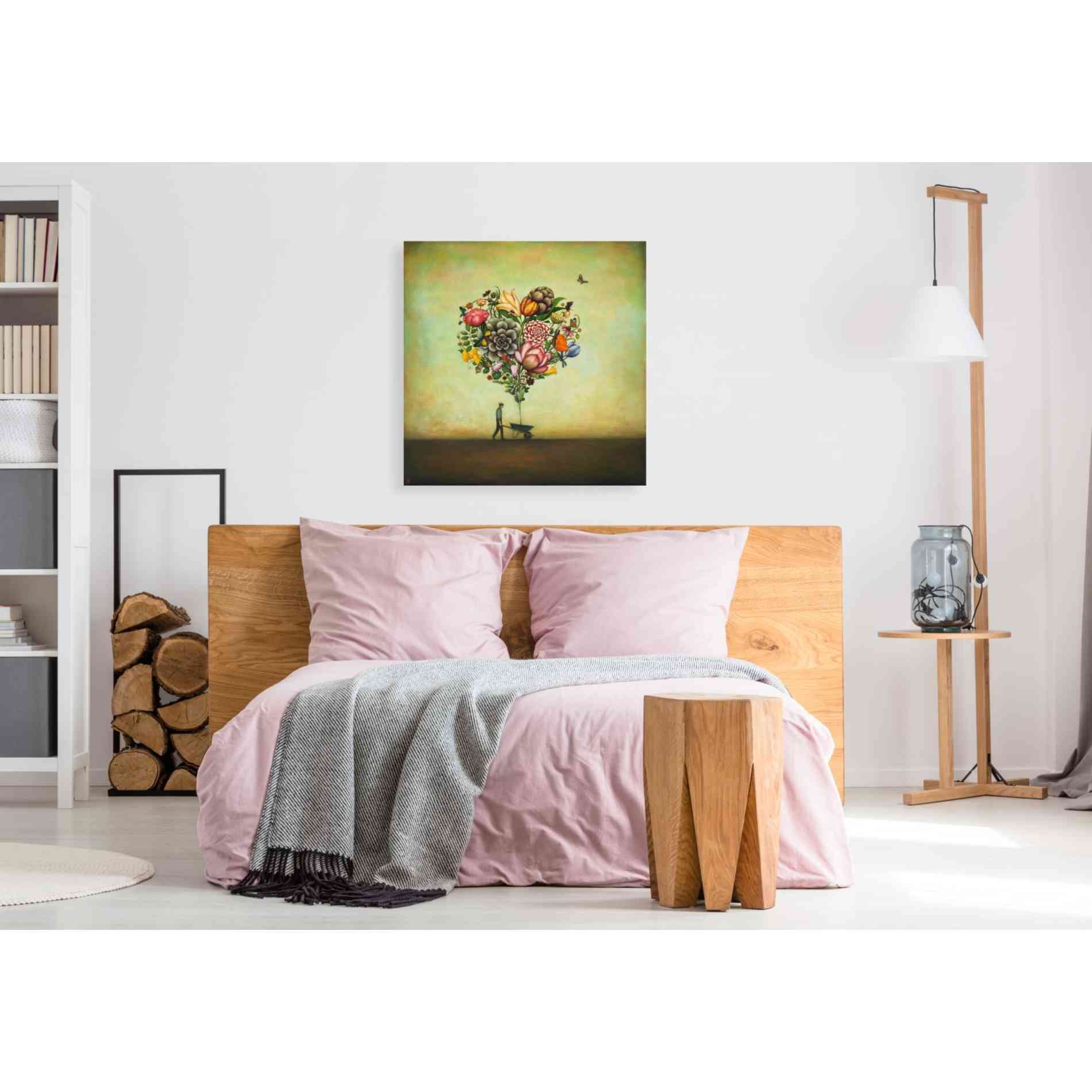 'Big Heart Botany' by Duy Huynh, Giclee Canvas Wall Art