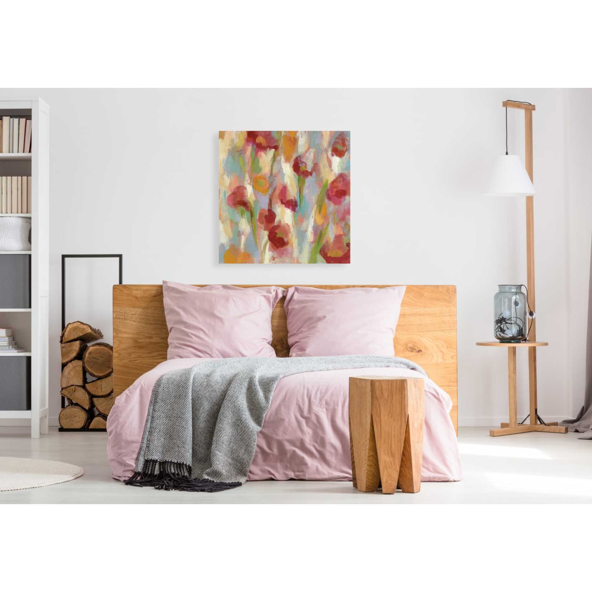 'Breezy Floral II' by Silvia Vassileva, Canvas Wall Art,37 x 37