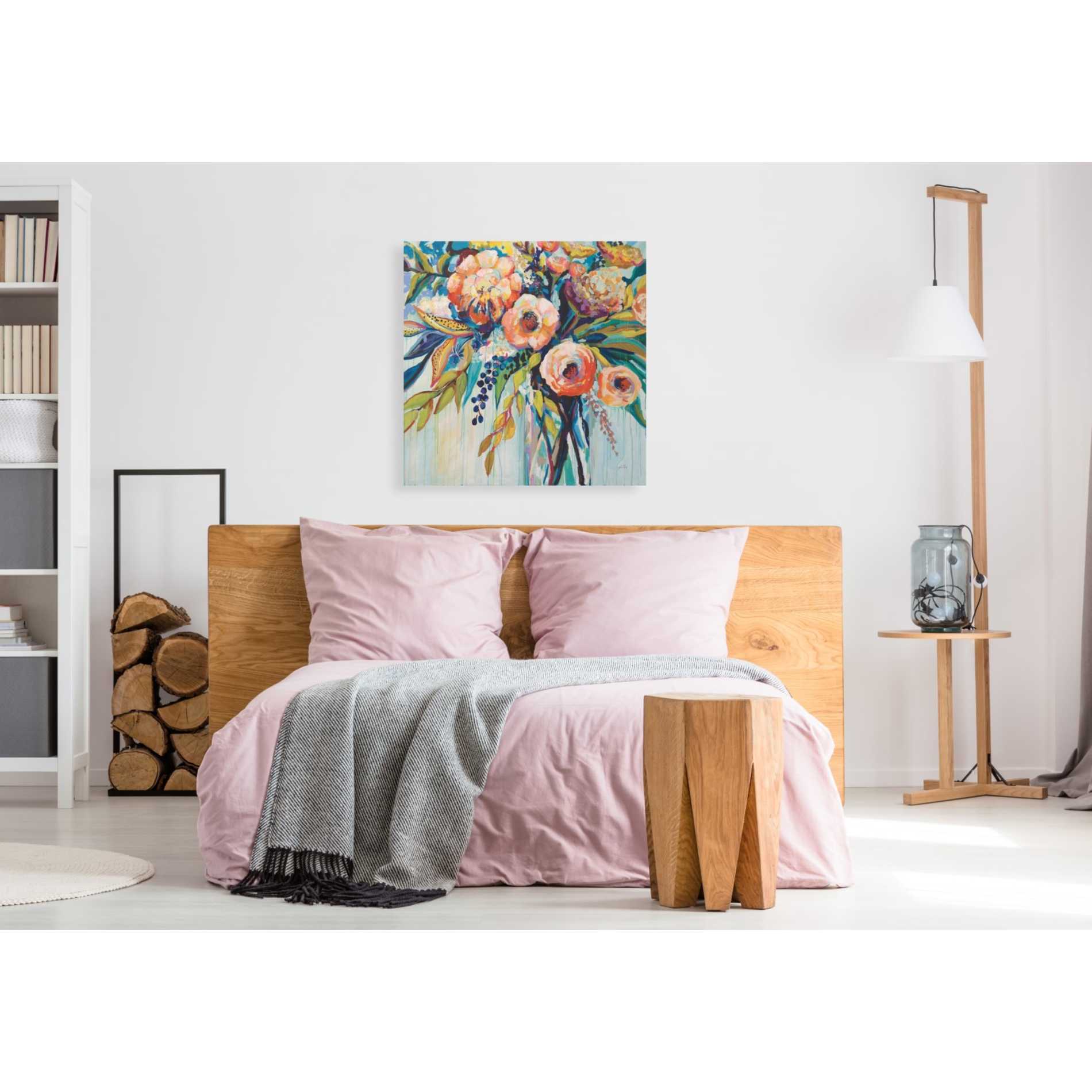 "Color Celebration" by Jeanette Vertentes, Giclee Canvas Wall Art