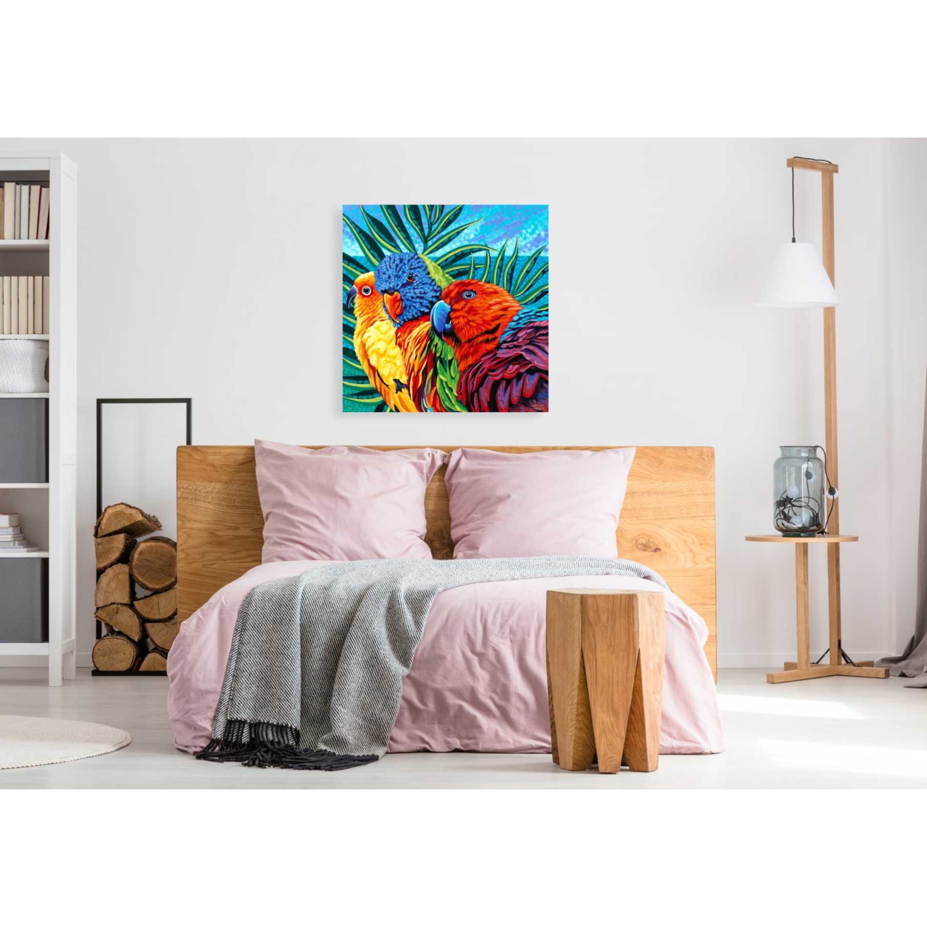 'Birds in Paradise I' by Carolee Vitaletti, Giclee Canvas Wall Art