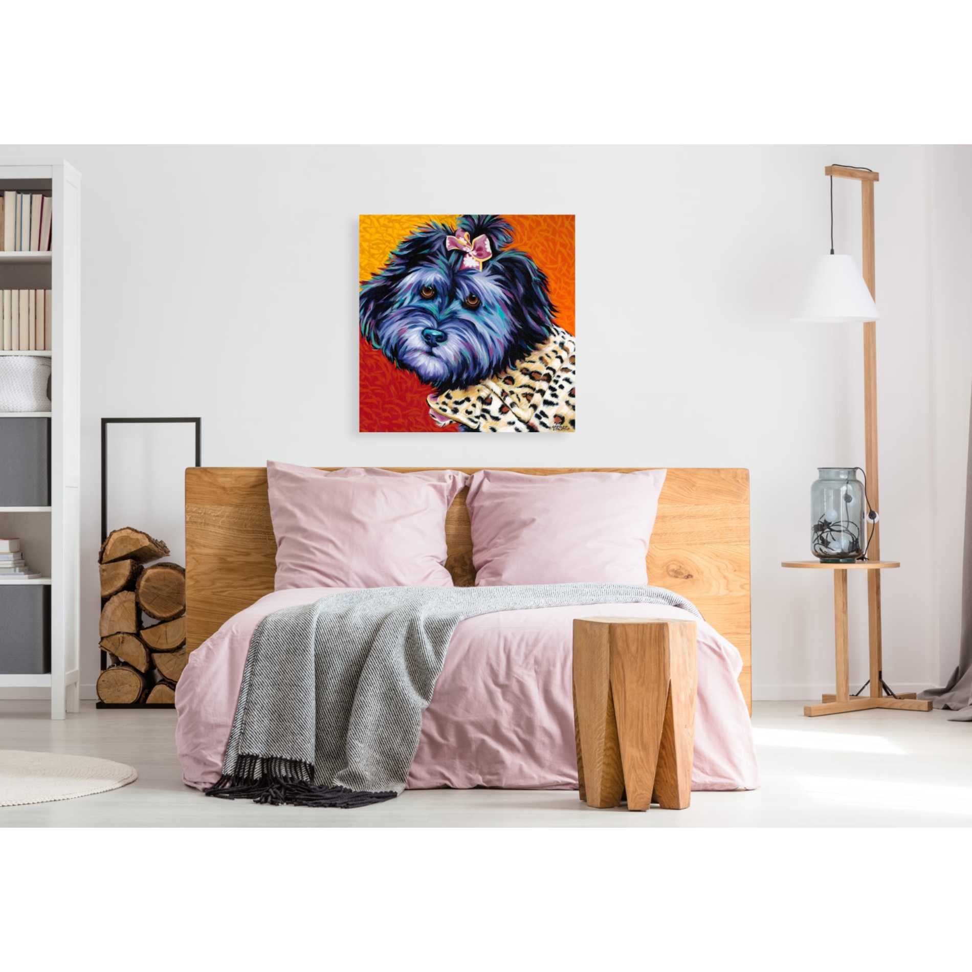 'Cute Pups III' by Carolee Vitaletti, Giclee Canvas Wall Art