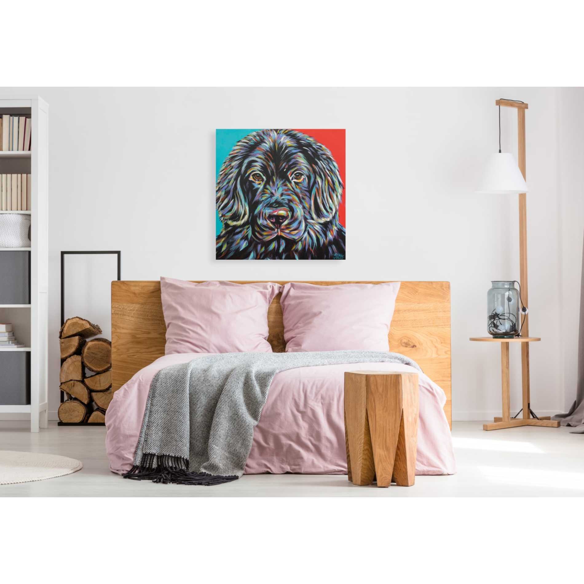 'Canine Buddy I' by Carolee Vitaletti, Giclee Canvas Wall Art