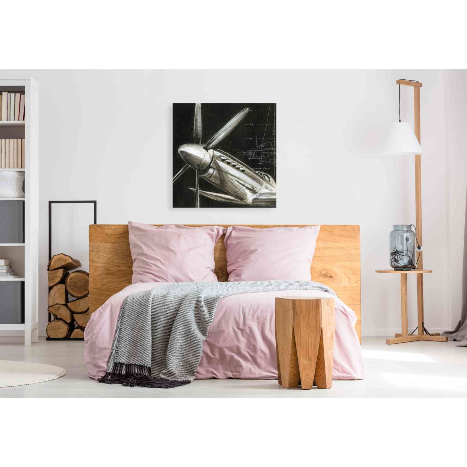 'Aerial Navigation II' by Ethan Harper, Canvas Wall Art,37 x 37