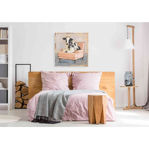 Image of 'Moo-ving In II' by Ethan Harper, Canvas Wall Art,37 x 37