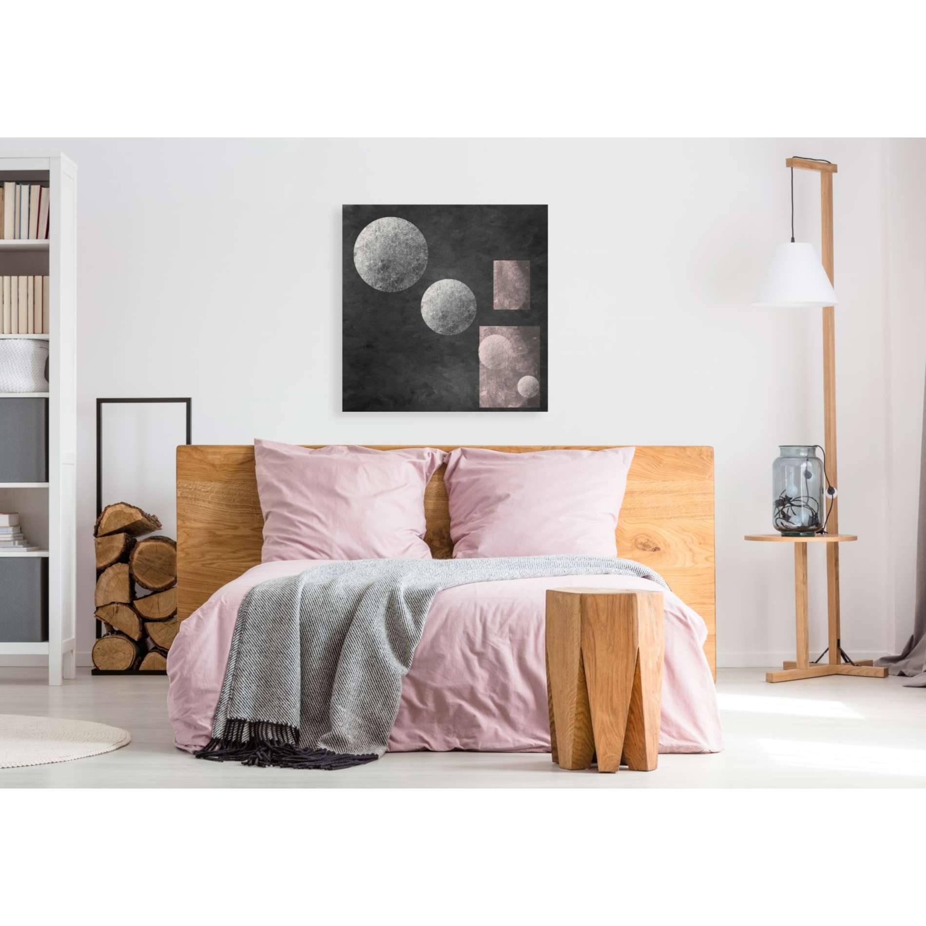'Geometry MISTERY MOON 19' by Irena Orlov, Canvas Wall Art,37 x 37