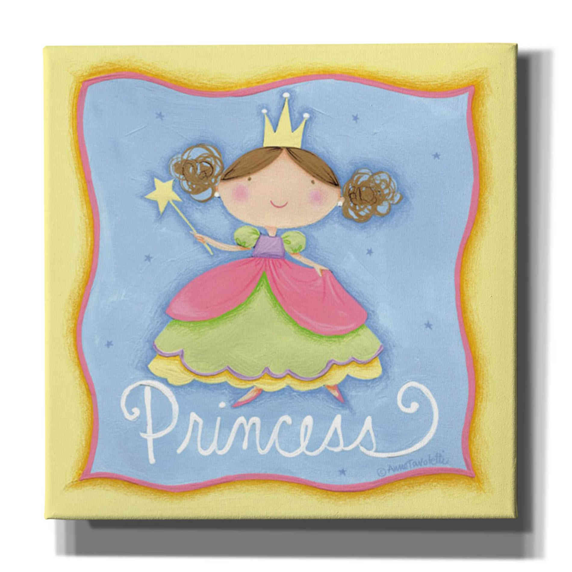 'Princess' by Anne Tavoletti, Canvas Wall Art,37 x 37