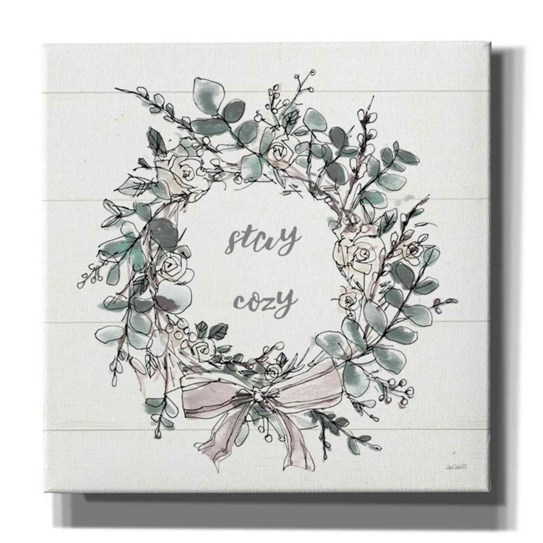 'Modern Farmhouse VII Stay Cozy' by Anne Tavoletti, Canvas Wall Art,37 x 37