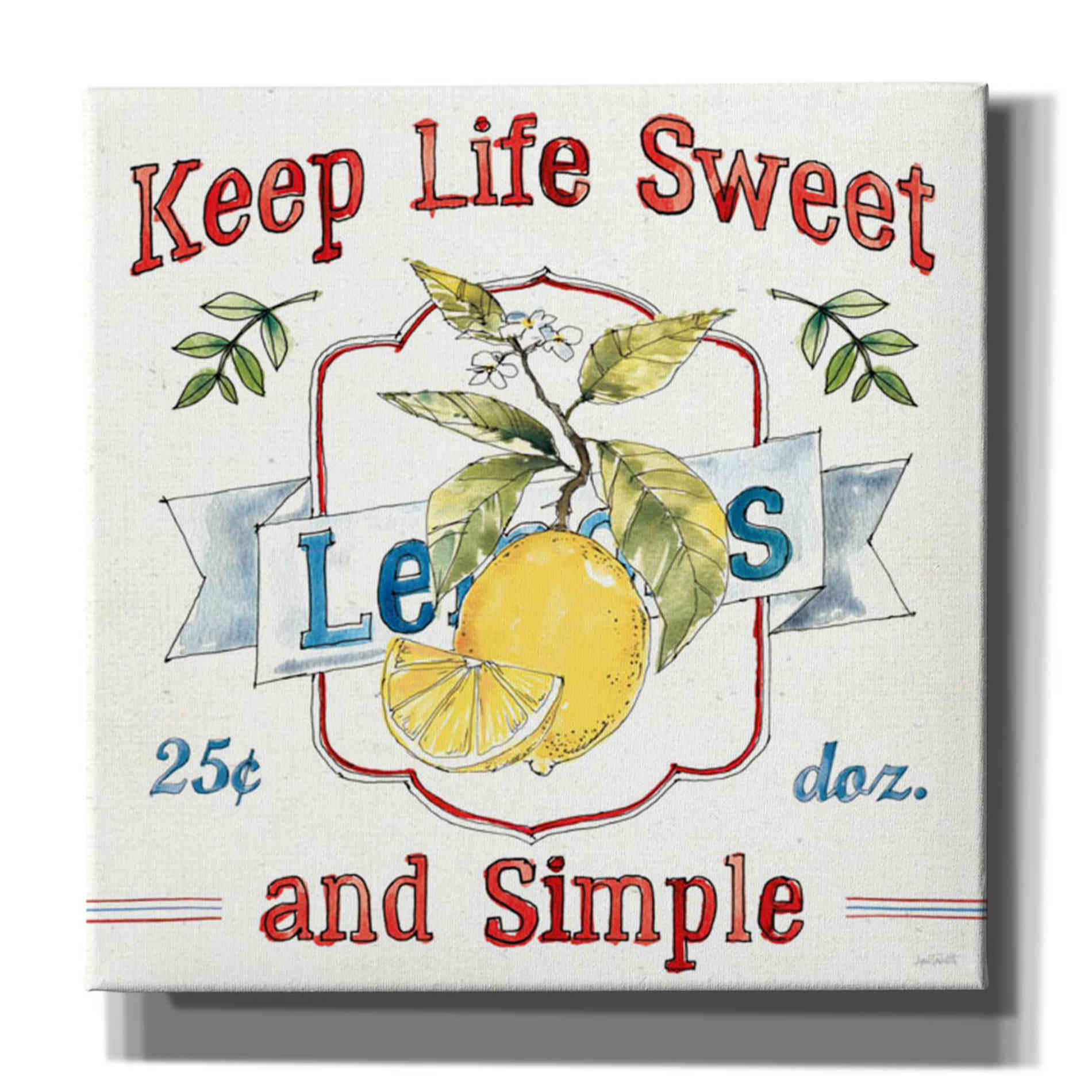 'Fruit Stand II' by Anne Tavoletti, Canvas Wall Art,37 x 37