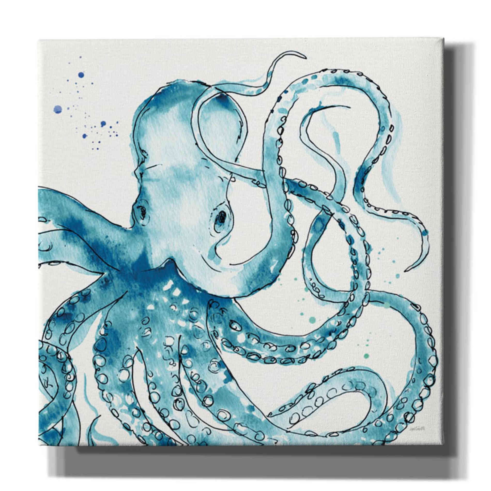'Deep Sea VIII' by Anne Tavoletti, Canvas Wall Art,37 x 37