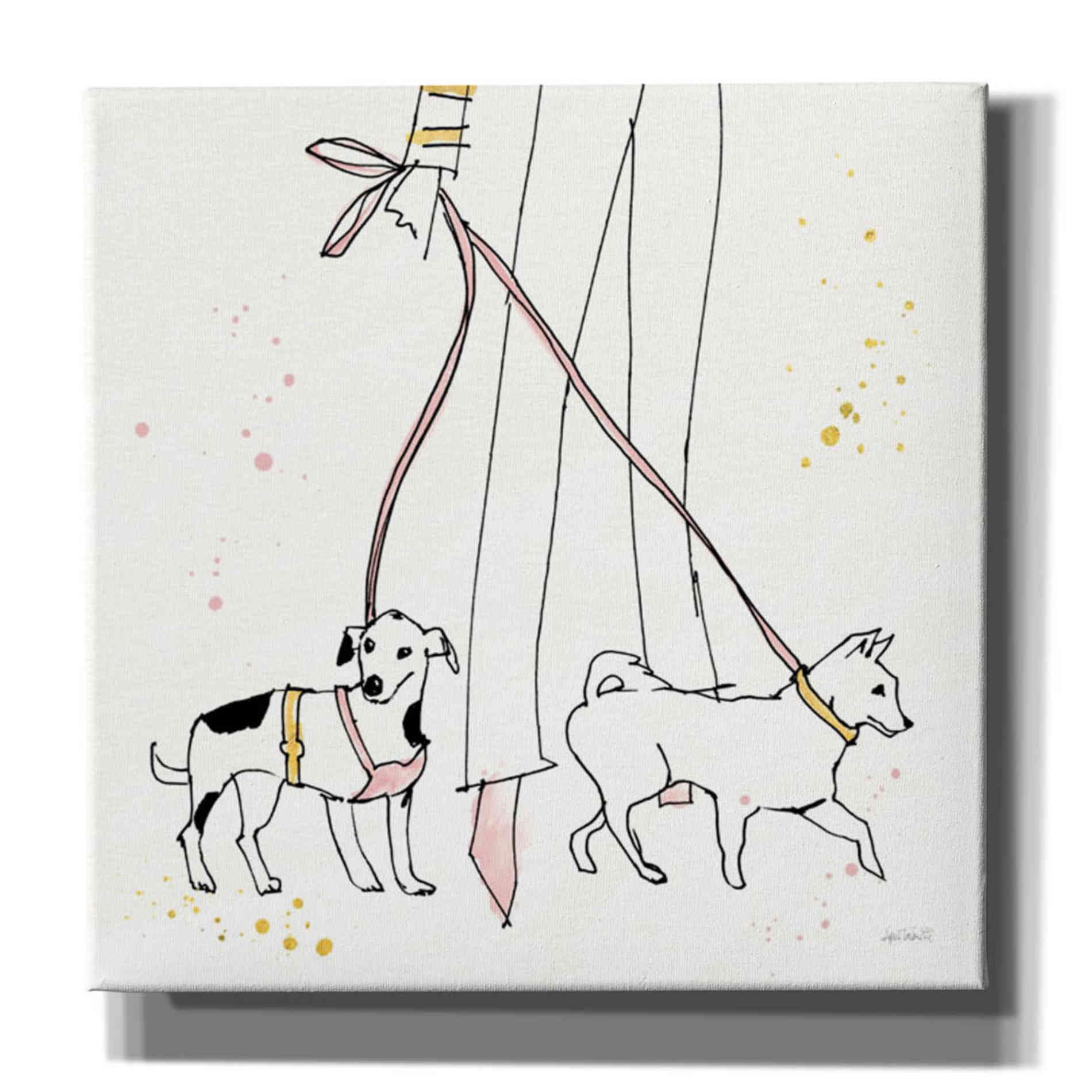 'Fashion Feet III' by Anne Tavoletti, Canvas Wall Art,37 x 37