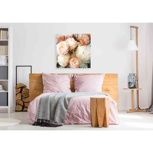 'English Rose Garden' by Bluebird Barn, Canvas Wall Art,37 x 37