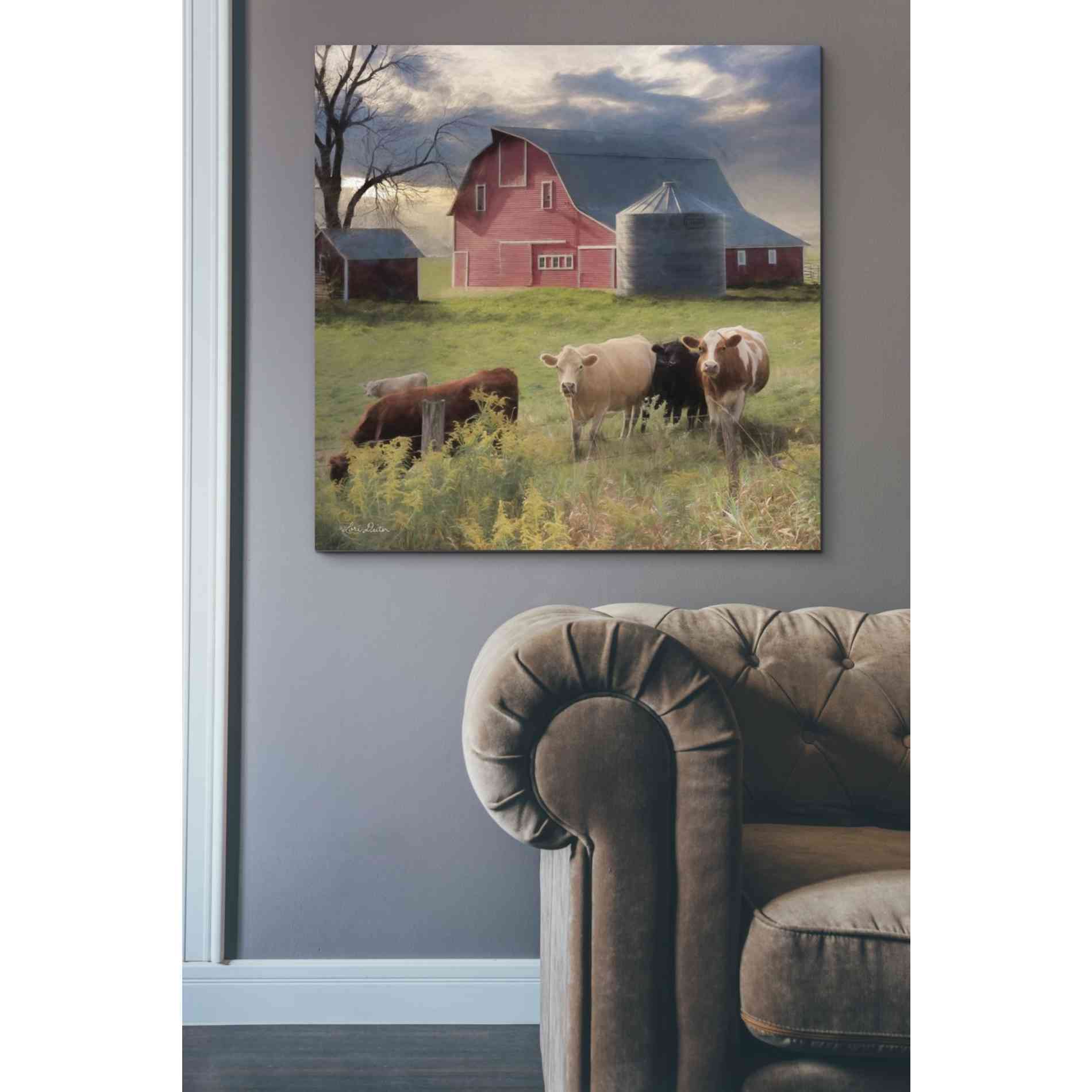 'Wyoming Sunset' by Lori Deiter, Canvas Wall Art,37 x 37