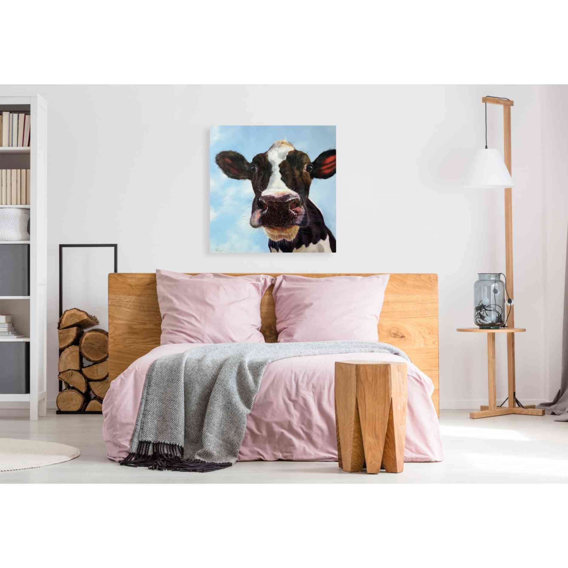 'Louise' by Lucia Heffernan, Canvas Wall Art,37 x 37