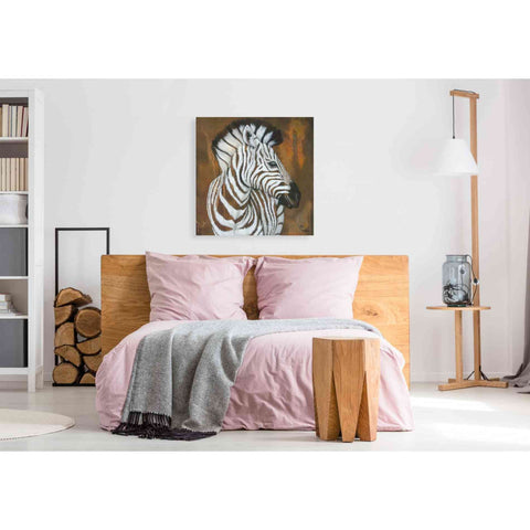 Image of 'Serengeti Rock Star' by Britt Hallowell, Canvas Wall Art,37 x 37