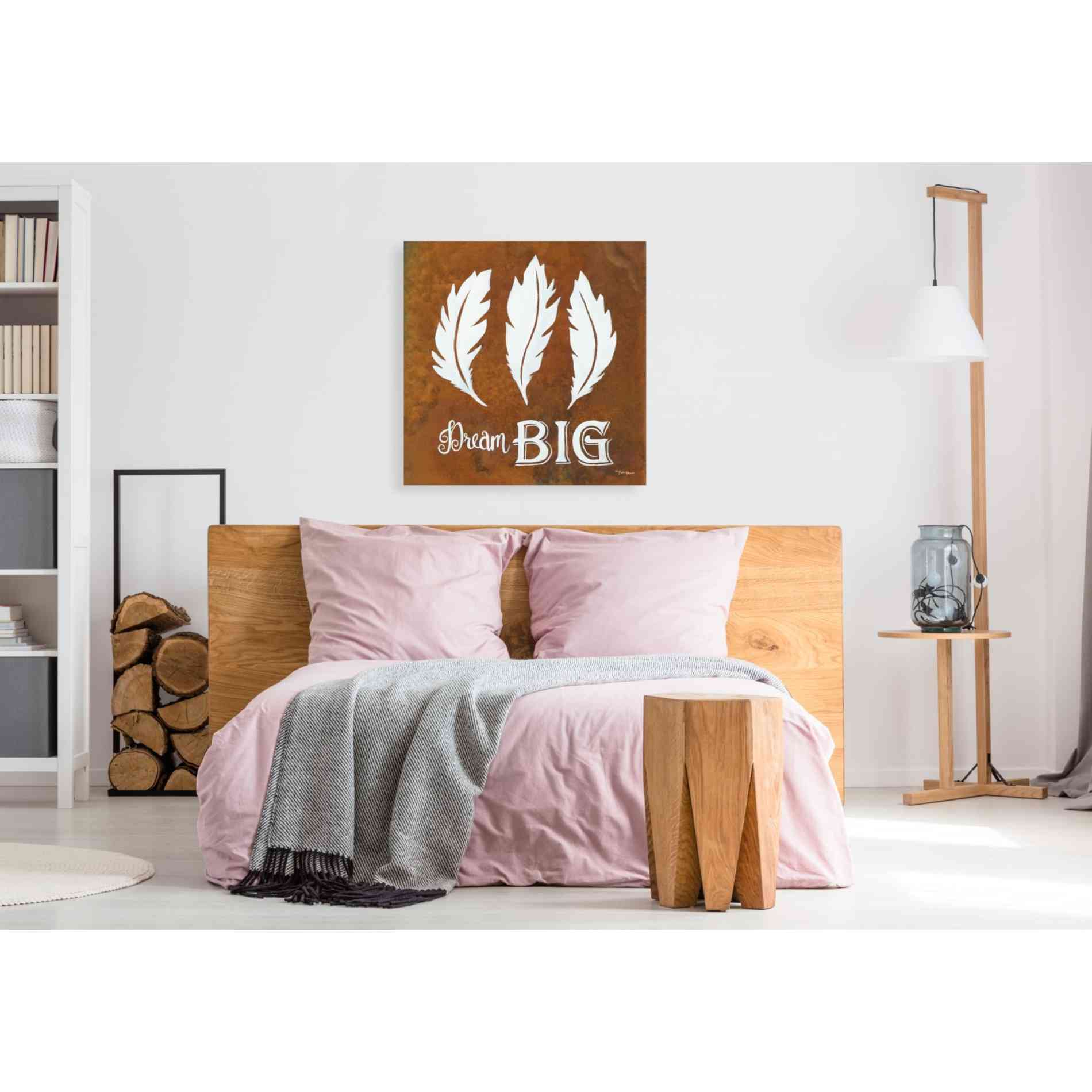 'Dream Big' by Britt Hallowell, Canvas Wall Art,37 x 37