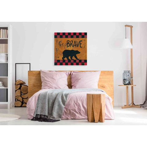 Image of 'Be Brave' by Britt Hallowell, Canvas Wall Art,37 x 37