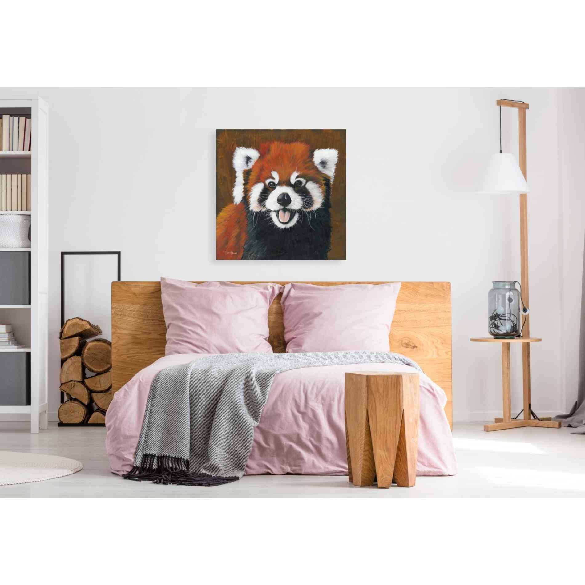 'Red' by Britt Hallowell, Canvas Wall Art,37 x 37