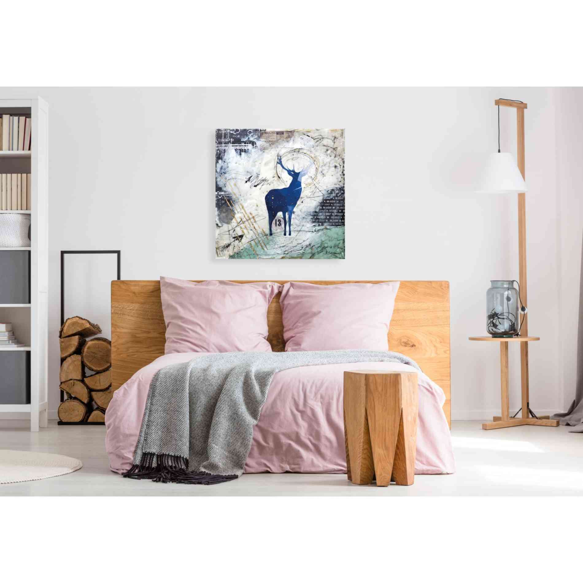 'Wanderer's Spirit' by Britt Hallowell, Canvas Wall Art,37 x 37