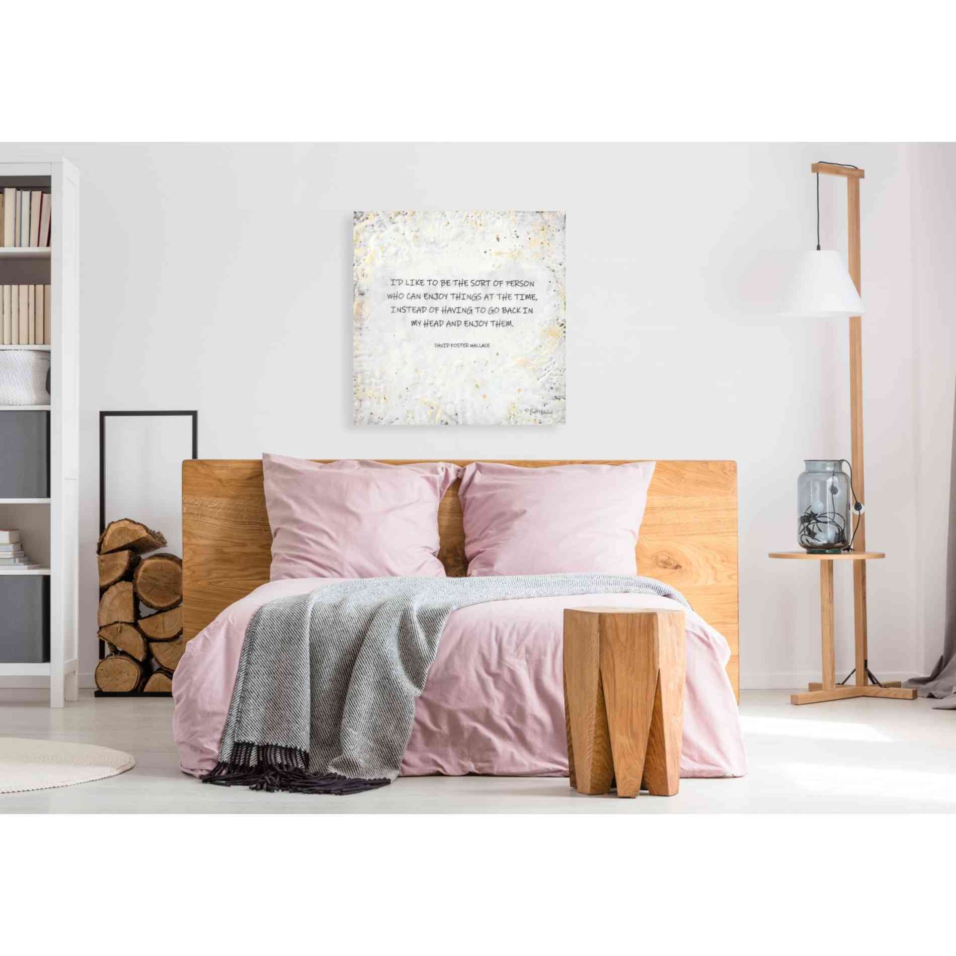 'I'd Like to Be' by Britt Hallowell, Canvas Wall Art,37 x 37