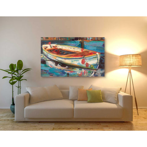 Image of "Solo Boat" by Jeanette Vertentes, Giclee Canvas Wall Art