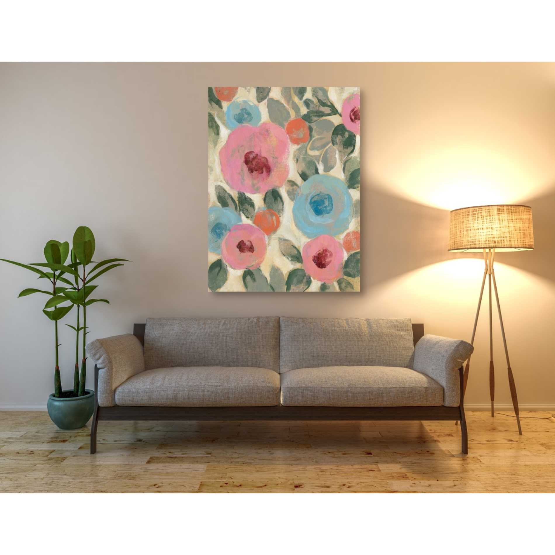 "Parisian Floral II" by Silvia Vassileva, Canvas Wall Art,40 x 54
