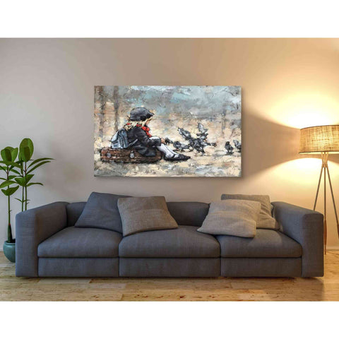 Image of 'Waiting for the Train' by Alexander Gunin, Canvas Wall Art,54 x 40