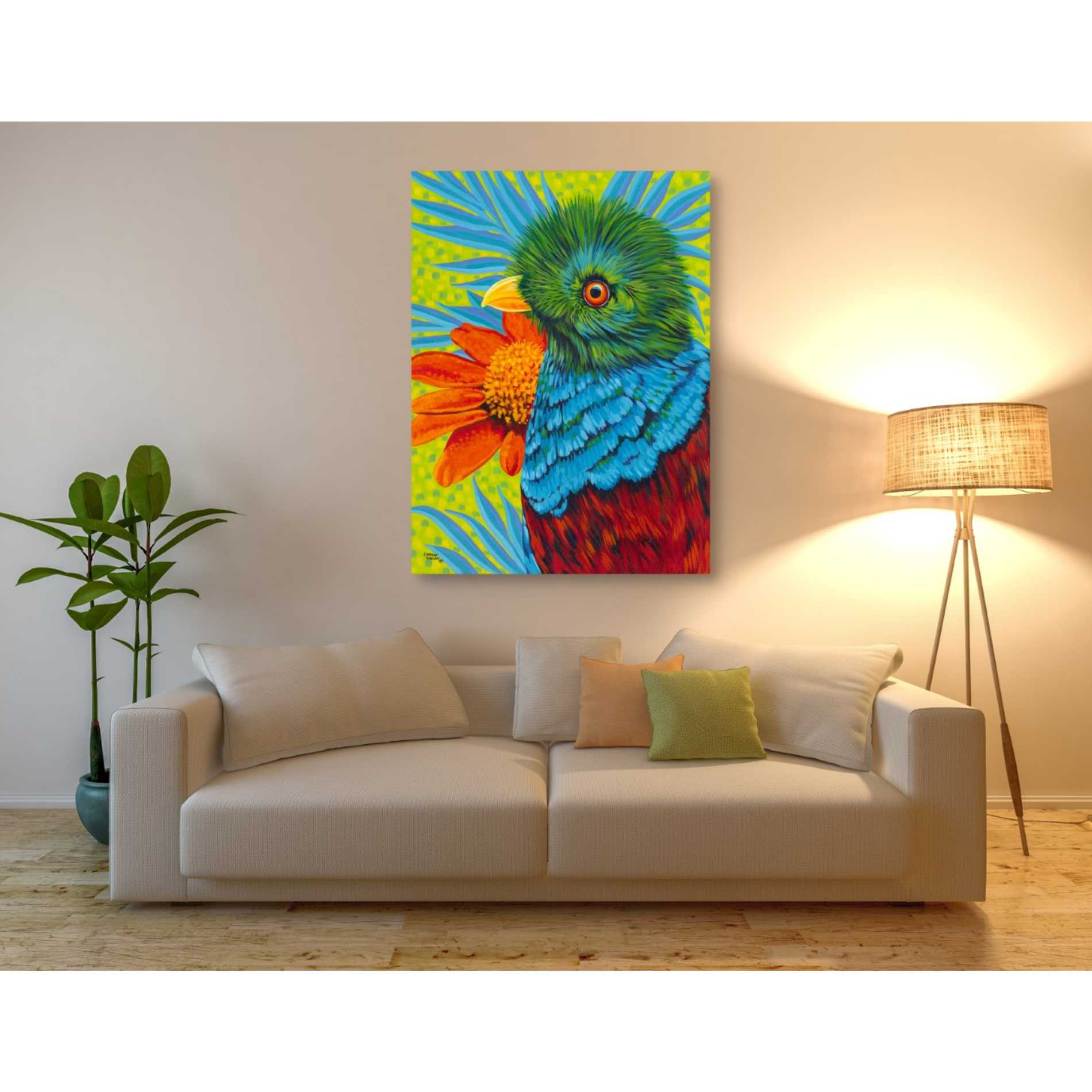 'Bird in the Tropics II' by Carolee Vitaletti, Giclee Canvas Wall Art
