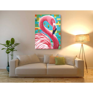 'Fabulous Flamingos I' by Carolee Vitaletti, Giclee Canvas Wall Art