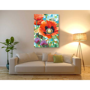 'Vivid Poppies II' by Carolee Vitaletti, Giclee Canvas Wall Art
