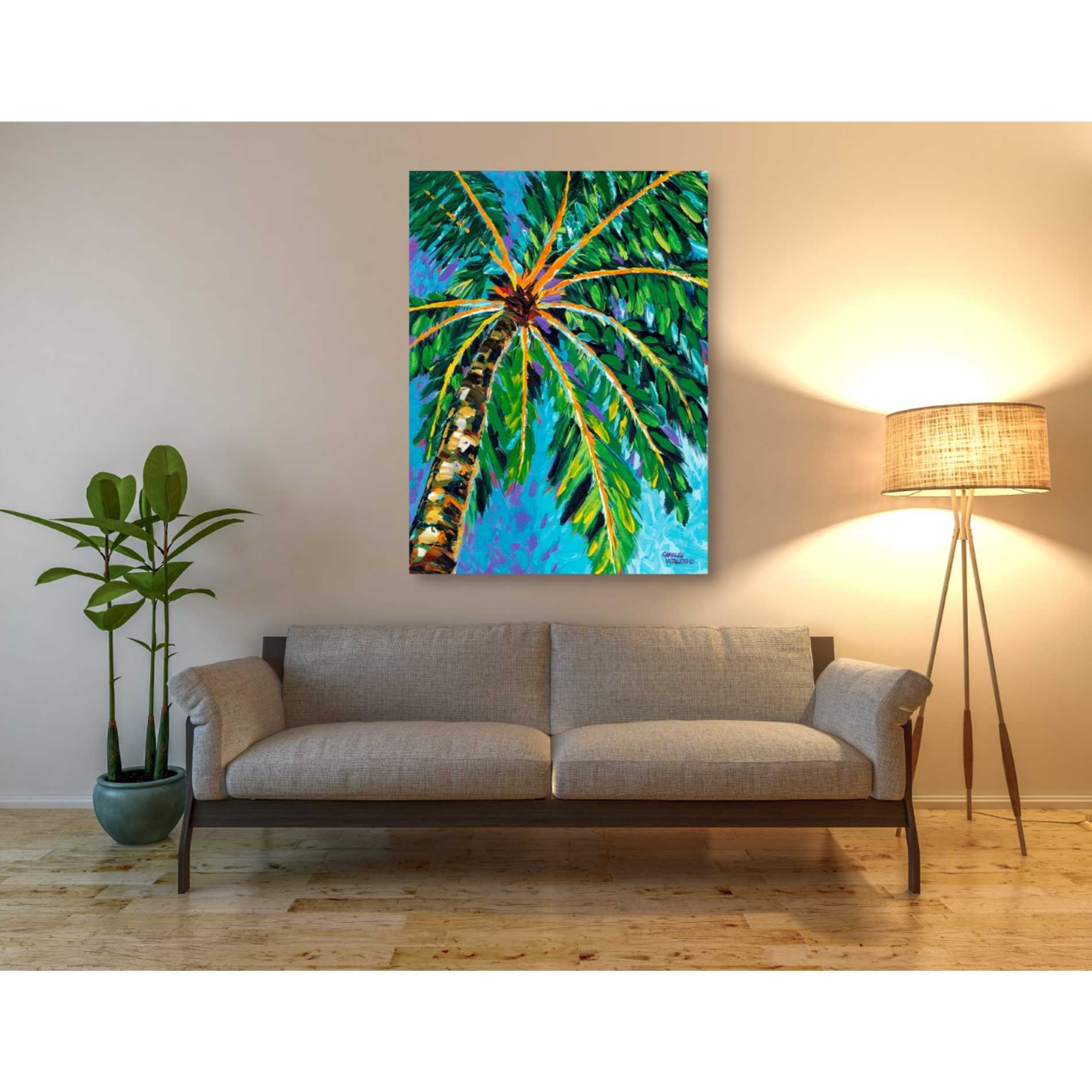 'Under the Palms I' by Carolee Vitaletti, Giclee Canvas Wall Art