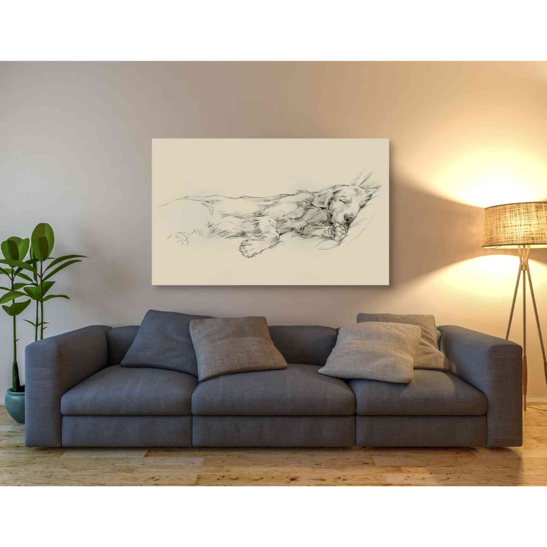 'Dog Days III' by Ethan Harper Canvas Wall Art,54 x 40