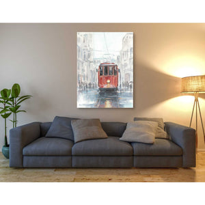 'Watercolor Streetcar Study I' by Ethan Harper Canvas Wall Art,40 x 54