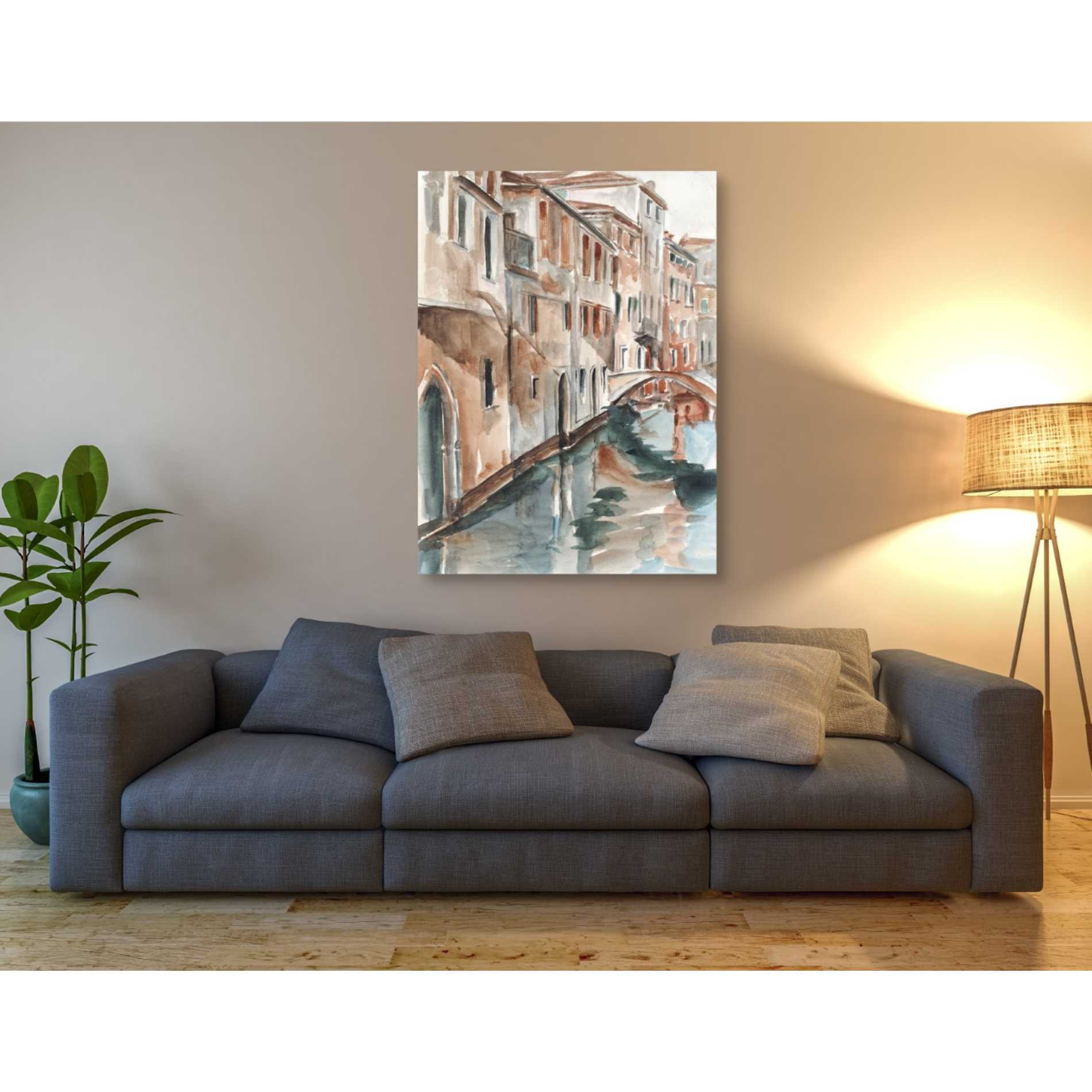 'Venetian Watercolor Study II' by Ethan Harper Canvas Wall Art,40 x 54
